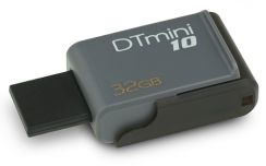 Flash USB Kingston 32GB DataTraveler Mini 10 (Šedý)