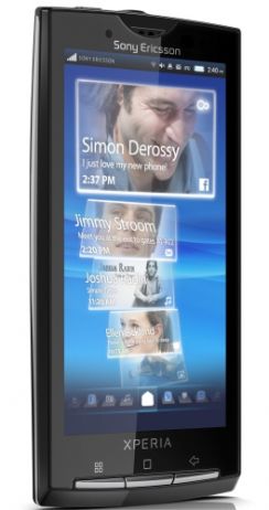 Mobilní telefon Sony-Ericsson X10 Xperia černý