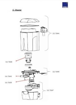 Motor k sacím jednotkám ALDES 1400W