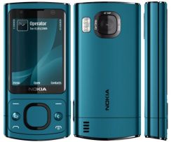 Mobilní telefon Nokia 6700 slide modrý (Petrol Blue), 2GB