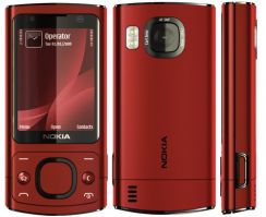 Mobilní telefon Nokia 6700 slide červený (2GB)