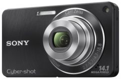 Fotoaparát Sony DSCW350B.CEE8, černá+akumulátor