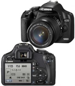 Fotoaparát zrcad. Canon EOS 500D + EF-S 18-135