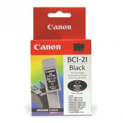Cartridge Canon černá BCI-21B BLISTR bez ochrany