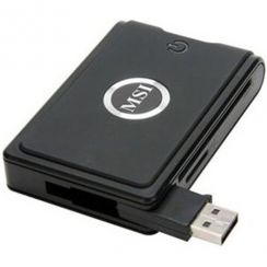 Čtečka karet MSI čtečka StarReader Smart 74v1, Smart IC podpora, černá, externí, USB2.0