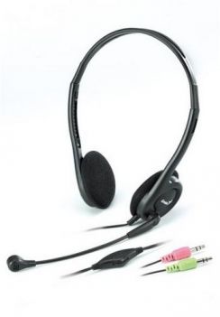 Headset Genius HS-02C (sluchátka + mikrofon), bulk