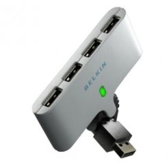 Hub usb Belkin USB 2.0 4-Port Hi-Speed Flex