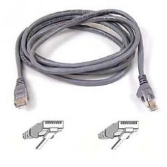 Kabel Belkin PATCH UTP CAT5e 10m šedý Snagless