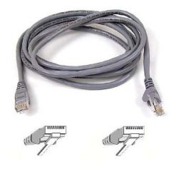 Kabel Belkin PATCH UTP CAT5e 1m šedý Snagless