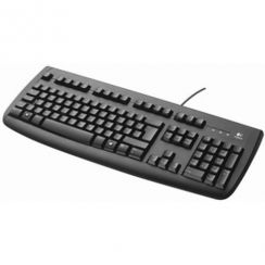 Klávesnice Logitech Deluxe 250 Keyboard PS/2 Black, CZ