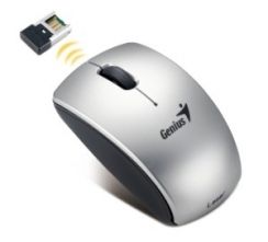 Myš Genius MicroTraveler 900LS Laser/ bezdrátová 2.4GHz/ 1600 dpi/ USB/ stříbrná