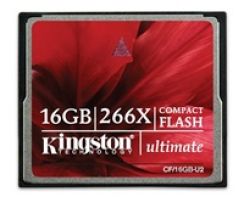 Paměťová karta CF KINGSTON 16GB Ultimate CompactFlash 266x w/Recovery s/w