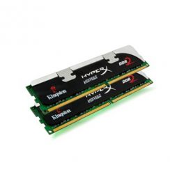 Paměťový modul Kingston HyperX 4GB 1066MHz DDR2 Non-ECC CL5 (5-5-5-15) DIMM (Kit of 2) BLACK Edition