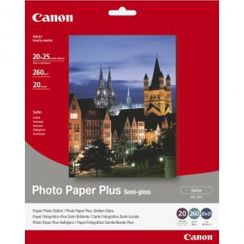 Papír Canon SG-201 20x25cm Semi Gloss 20ks,260g (1686B018)