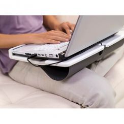 Podstavec chladící Belkin case Cooling Lounge, chladící podložka pro notebook - bílá