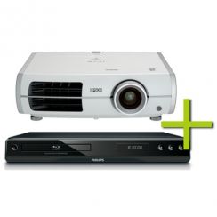 Projektor Epson EH-TW3500,  1800ANSI, 36000:1, Full HD + Philips Blu-ray přehrávač zdarma
