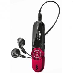Přehrávač MP3 Sony NWZ-B153F, 4GB, FM, červená