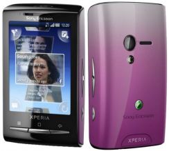 Mobilní telefon Sony-Ericsson X10 Mini (E10i) bílo-růžový