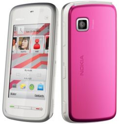 Mobilní telefon Nokia 5230 bílo-růžový NAVI EDITION (freeNAVI,1hra)