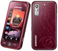 Mobilní telefon Samsung S5230 Star červený (Garnet Red)
