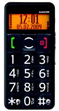 Mobilní telefon Aligator A300 Senior černý