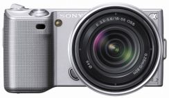 Fotoaparát Sony NEX-5K, stříbrná