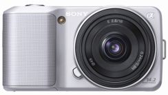Fotoaparát Sony NEX-3A, stříbrná