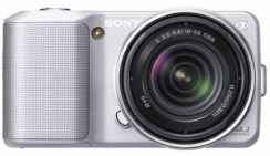 Fotoaparát Sony NEX-3K, stříbrná