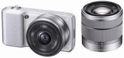 Fotoaparát Sony NEX-3D, stříbrná