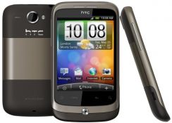 Mobilní telefon HTC Wildfire (Buzz) hnědý