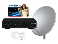 Satelitní komplet Orion PVR HD,80par.,2 druž.,SKYLink HD neom.