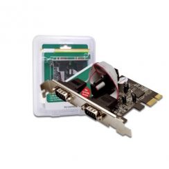 Adaptér Digitus PCI Express x1 2xseriový port, +low profile