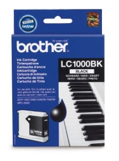 Cartridge Brother LC-1000Bk (ink. černá, 500 str. @ 5%) pro DCP-330C,DCP-540CN