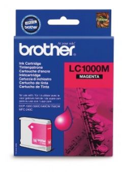 Cartridge Brother LC-1000M (červená, 400str.@ 5% draft) pro DCP-330C,DCP-540CN