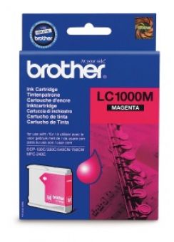 Cartridge Brother LC-1000M (červená, 400str.@ 5% draft) pro DCP-330C,DCP-540CN