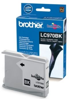 Cartridge Brother LC-970BK (inkoust černá, 350 str.@ 5%, draft)