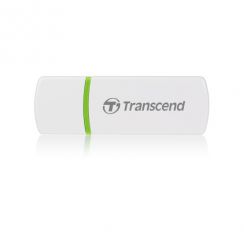 Čtečka karet TRANSCEND, bílá  - SD, SDHC, MMC, MMCplus, MMCmobile