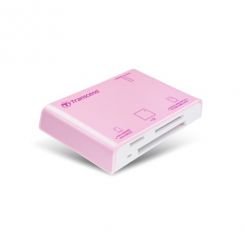 Čtečka karet TRANSCEND, růžová - SD,SDHC,microSD, microSDHC,  Mem