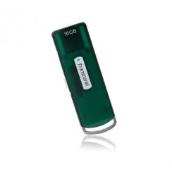 Flash USB 16GB TRANSCEND JetFlashV15, USB2.0, zelený, Trend Micro AntiVirus software