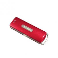 Flash USB 1GB TRANSCEND JetFlash110, USB2.0, červený, R: 16 MB/s, W: 12 MB/s
