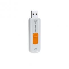 Flash USB 2GB JetFlash 530-bílá/oranžová