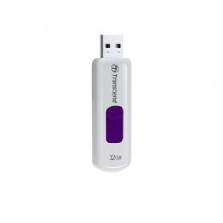 Flash USB 32 GB TRANSCEND JetFlash 530, USB2.0, bílá - fialová