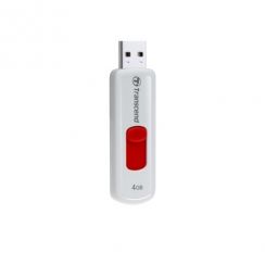 Flash USB 4GB JetFlash 530-bílá/červená