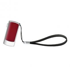 Flash USB 4GB TRANSCEND JetFlash V95C,  USB 2.0, kov + lak + krystal, červený