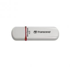 Flash USB 4GB TRANSCEND JetFlash620, USB2.0, R: 32 MB/s, W: 10 MB/s, bílá/červená