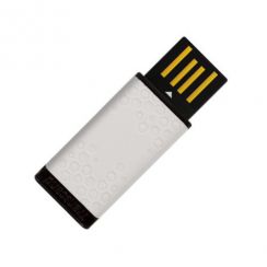 Flash USB 4GB TRANSCEND JetFlashT5W, USB2.0, bílý