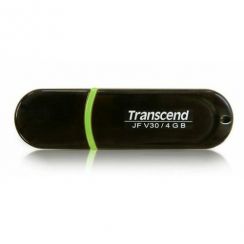 Flash USB 4GB TRANSCEND JetFlashV30, USB2.0, zelený