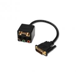 Kabel Digitus DVI Splitter, DVI(24+5) - RCA (RGB) + D-Sub15