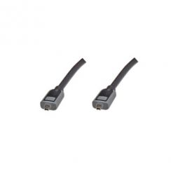 Kabel Digitus FireWire 4pin - 4pin 1,8m, černo/šedý