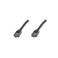 Kabel Digitus FireWire 4pin - 4pin 3m, černo/šedý